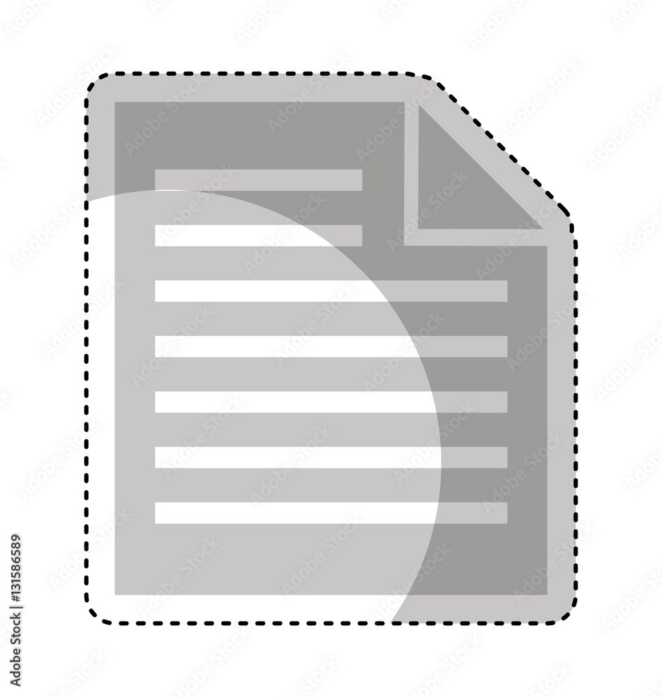 paper document file isolated icon vector illustration design