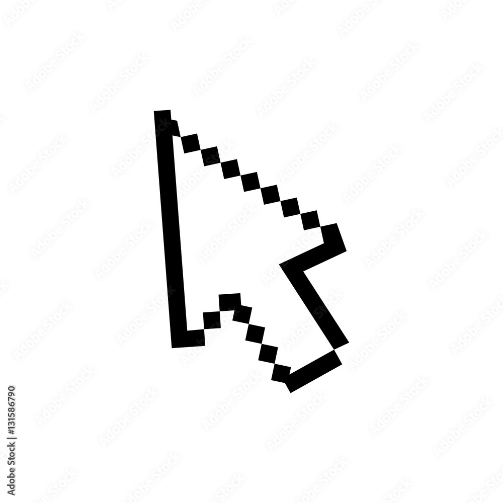 Click cursor symbol icon vector illustration graphic design Click cursor symbol icon vector illustration graphic design