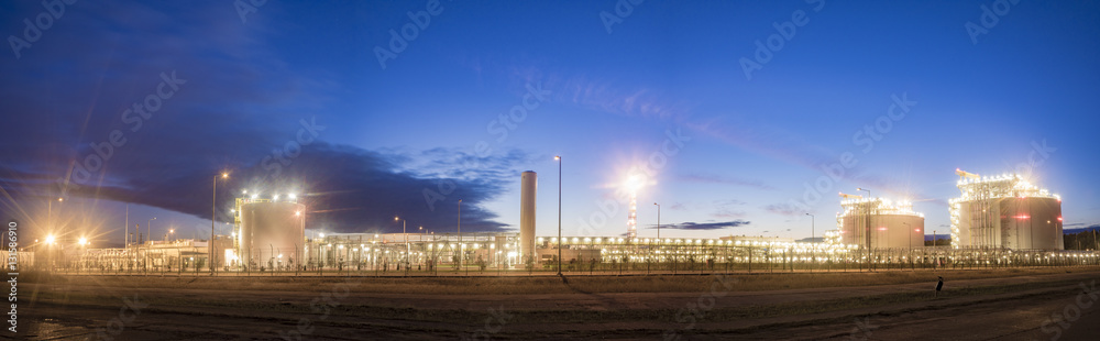 LNG terminal complex installations for the transmission and storage of gas lng,Poland
