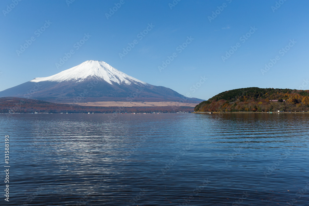 Mt. Fuji with Lake Yamanaka