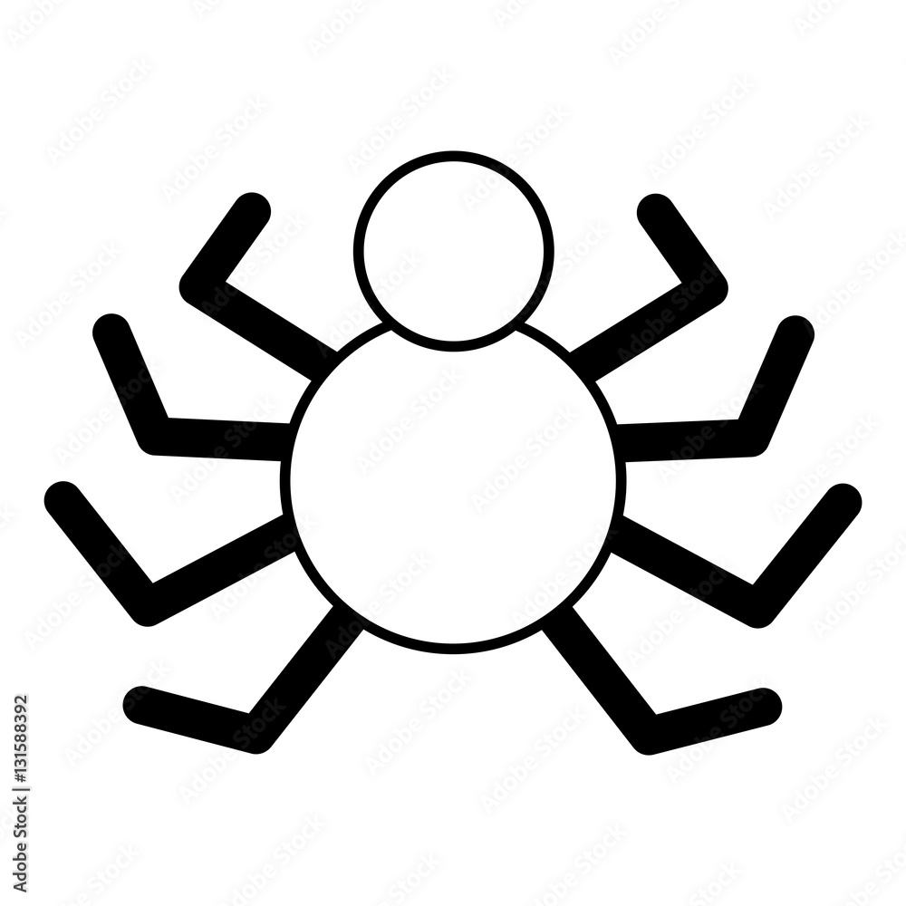 spider animal isolated icon vector illustration design spider animal isolated icon vector illustration design