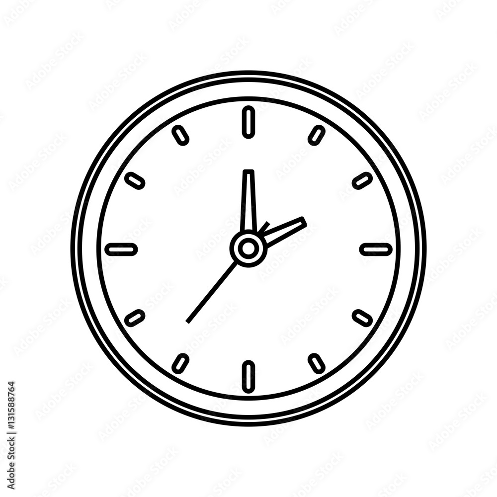 Time clock symbol icon vector illustration graphic design Time clock symbol icon vector illustration graphic design