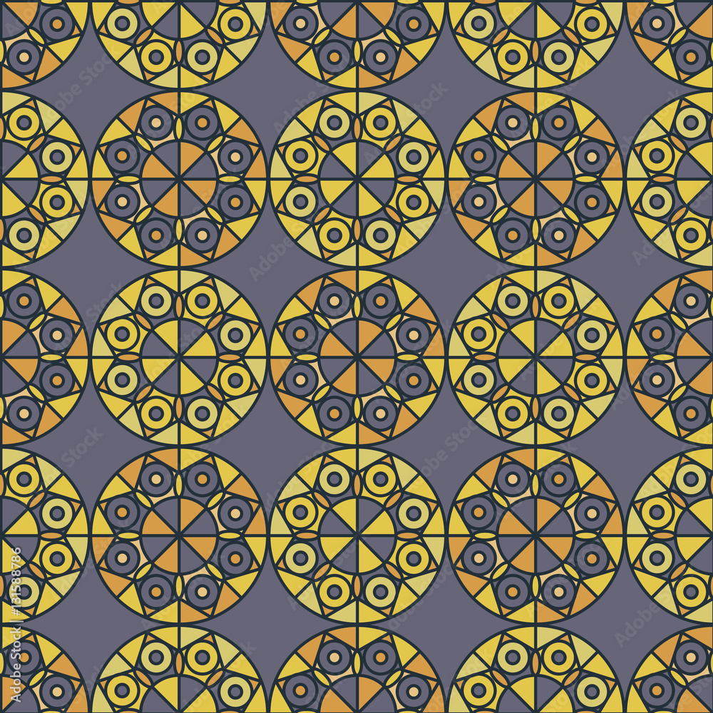 Pattern with geometrical forms creating unique design
