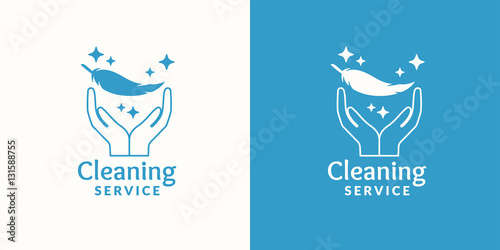 Logo for company cleaning service.
