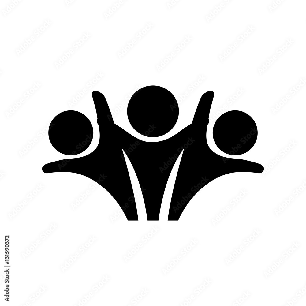 People abstract pictogram icon vector illustration graphic design People abstract pictogram icon vector illustration graphic design