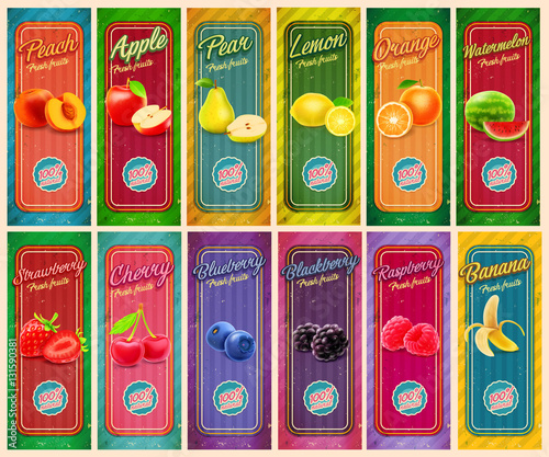 menu fruit