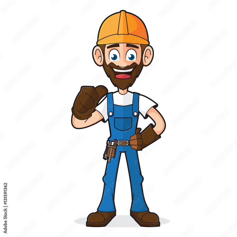 Handyman Giving Thumb Up Handyman Giving Thumb Up
