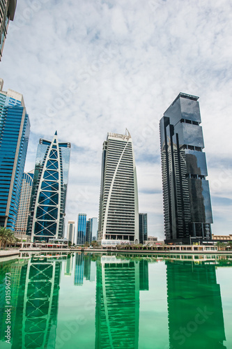 Jumeirah Lakes Towers in Dubai  United Arab Emirates