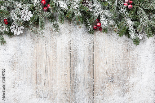 Christmas and New Year background