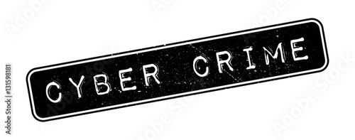 Cyber Crime rubber stamp