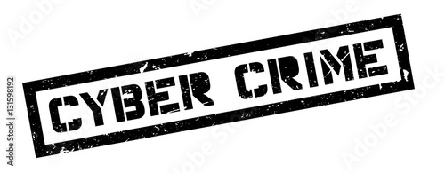 Cyber Crime rubber stamp