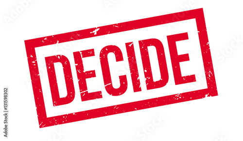 Decide rubber stamp