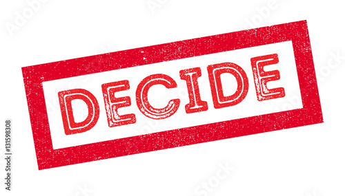 Decide rubber stamp