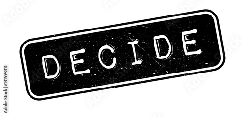 Decide rubber stamp