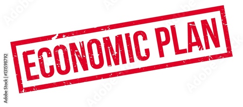 Economic Plan rubber stamp