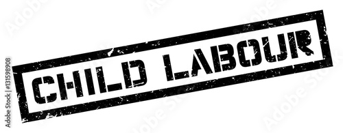 Child Labour rubber stamp