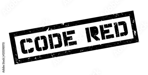 Code Red rubber stamp