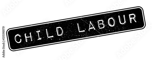 Child Labour rubber stamp