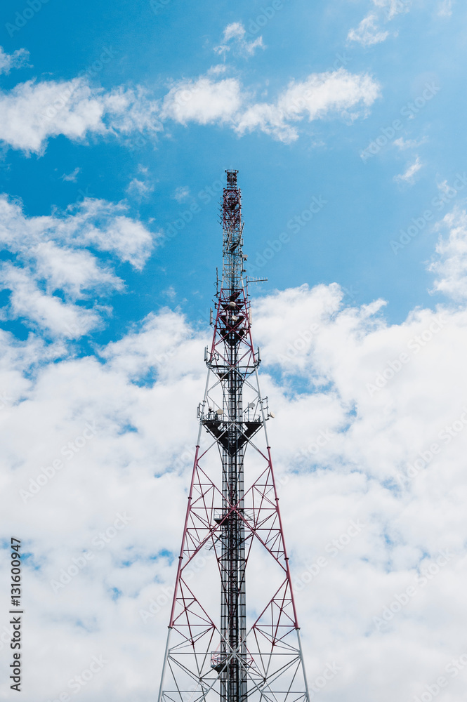 Telecommunication mast with GSM, UMTS, TV, DAB, Satellite, milit Telecommunication mast with GSM, UMTS, TV, DAB, Satellite, milit