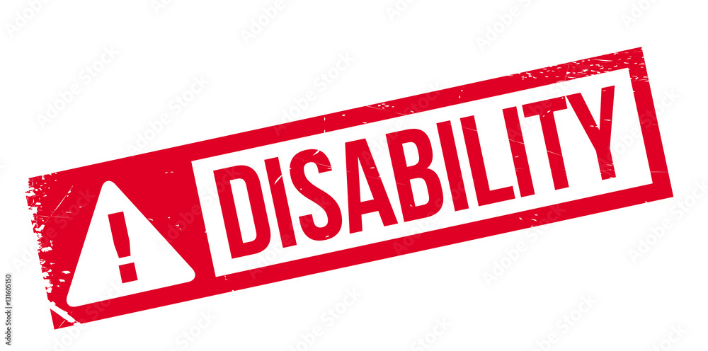 Disability rubber stamp. Grunge design with dust scratches. Effects can be easily removed for a clean, crisp look. Color is easily changed. Disability rubber stamp. Grunge design with dust scratches. Effects can be easily removed for a clean, crisp look. Color is easily changed.