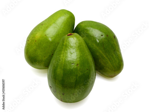 Wallpaper Mural Fresh avocado isolated on white background Torontodigital.ca