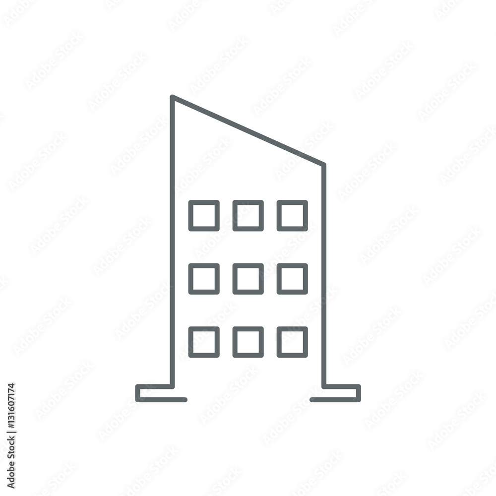 line office building icon line office building icon