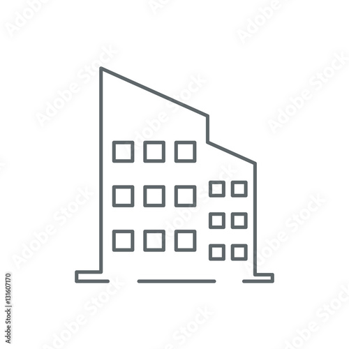 line office building icon