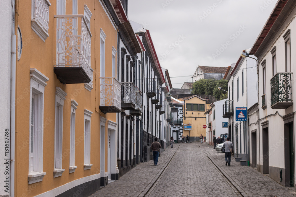 Typical urban architecture of Azores