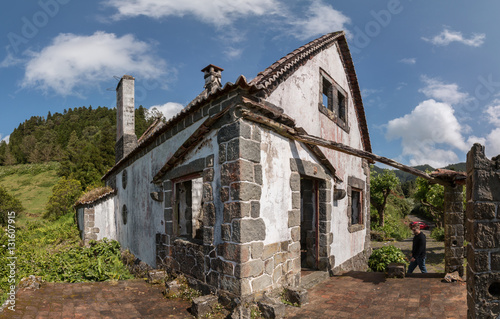 abandoned house on hill