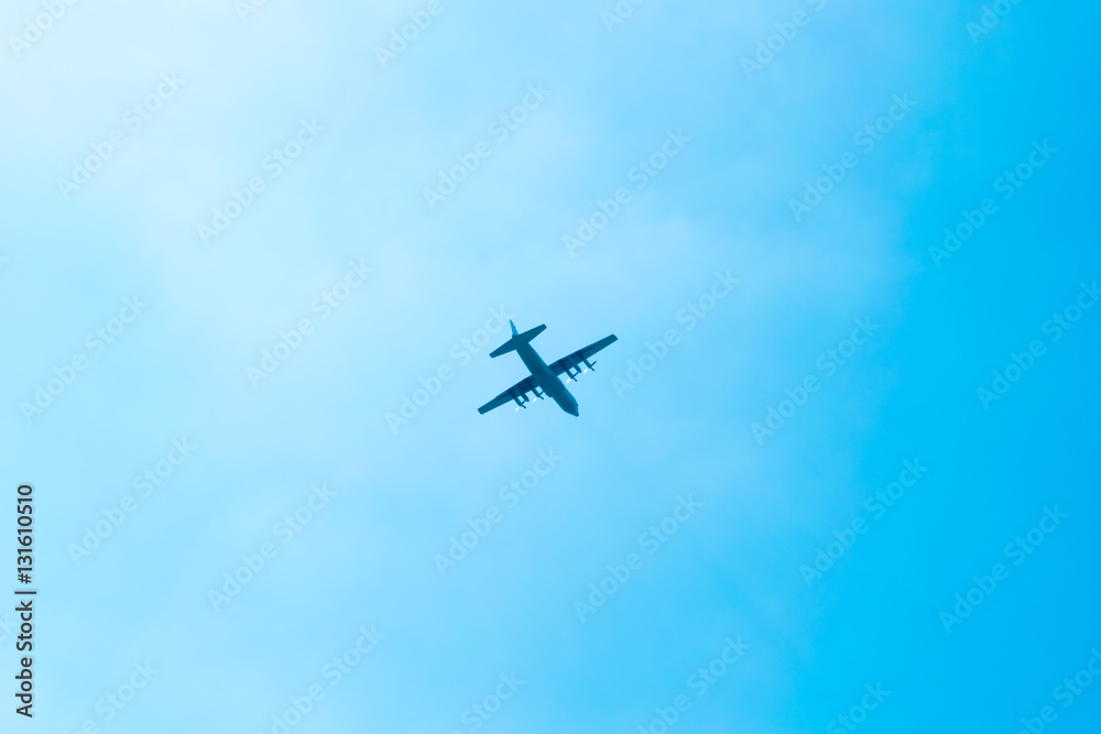 The aircraft in the sky The aircraft in the sky