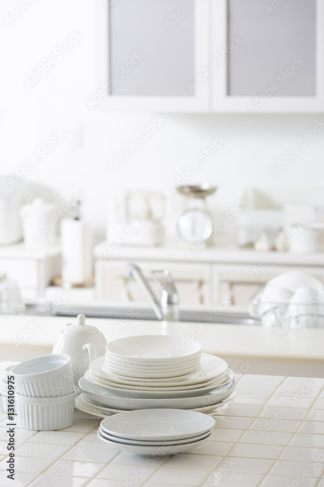 Fototapeta premium キッチン背景