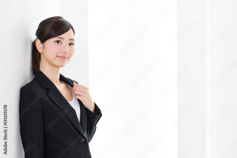 portrait of asian businesswoman relaxing portrait of asian businesswoman relaxing