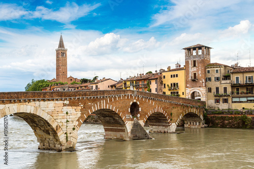 Bridge Ponte di Pietra in Verona