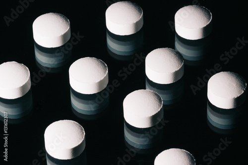 Pills Organized in Order