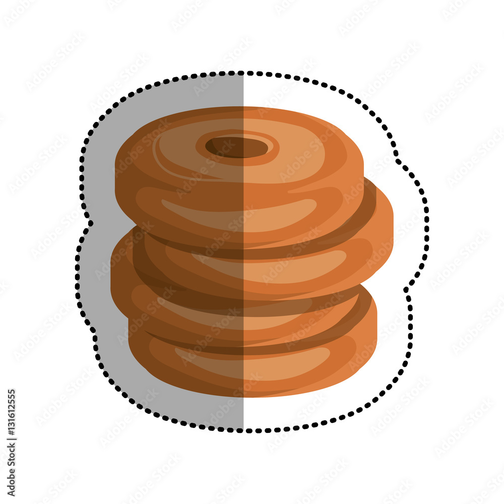 Donut icon. Bakery food shop traditional and product theme. Isolated design. Vector illustration Donut icon. Bakery food shop traditional and product theme. Isolated design. Vector illustration