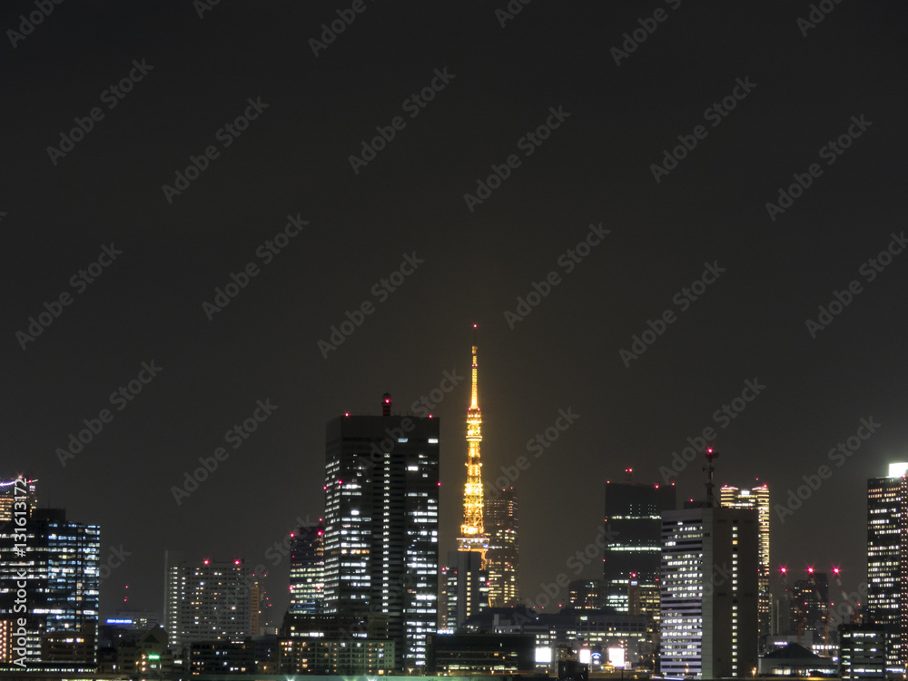 東京湾景（豊洲からの夜景）