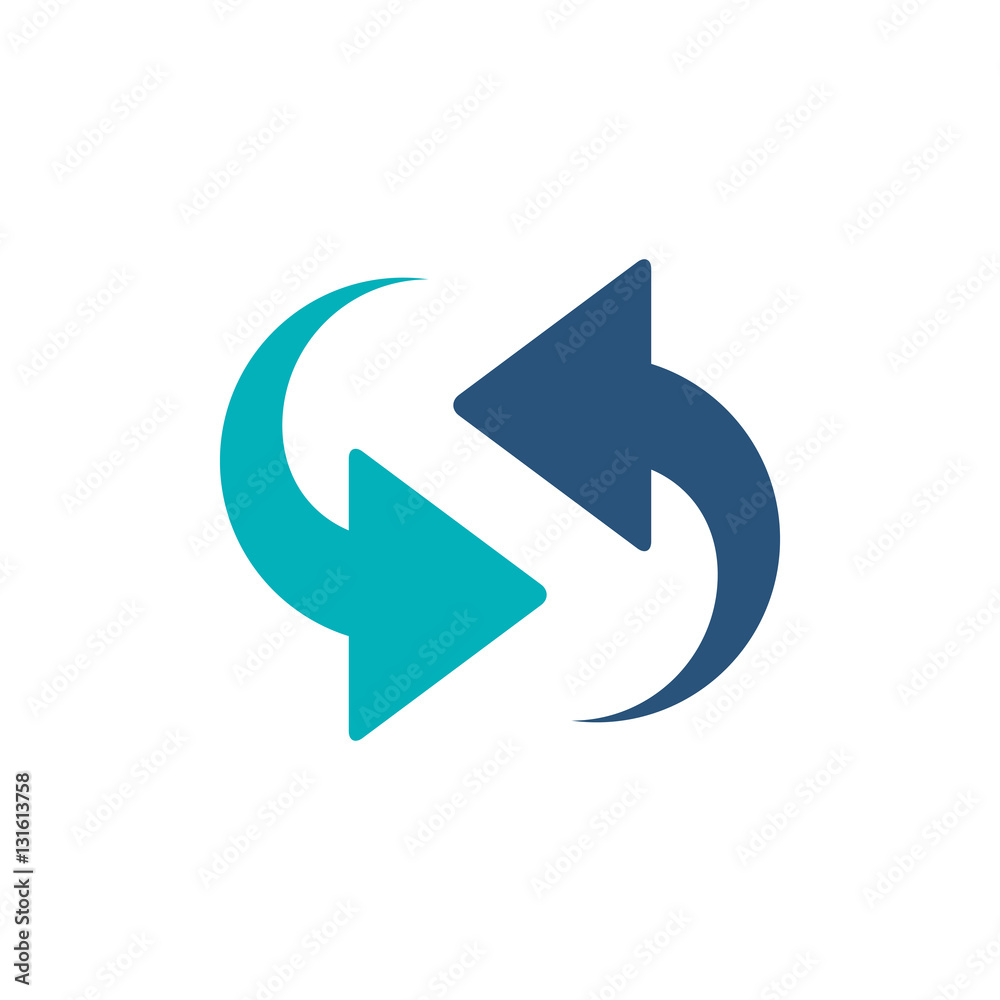 Arrows icon. App media multimedia internet and web theme. Isolated design. Vector illustration Arrows icon. App media multimedia internet and web theme. Isolated design. Vector illustration