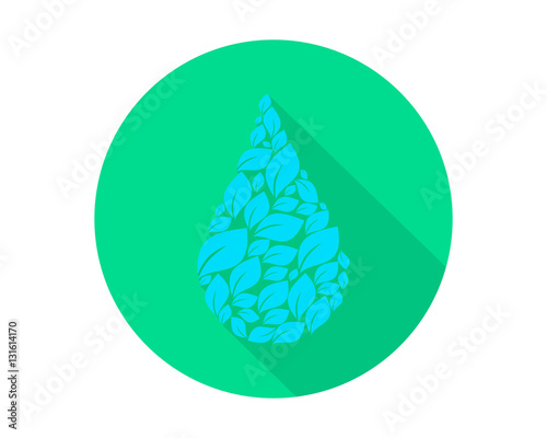 leaves droplets