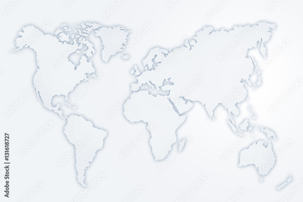 Abstract illustration of world map