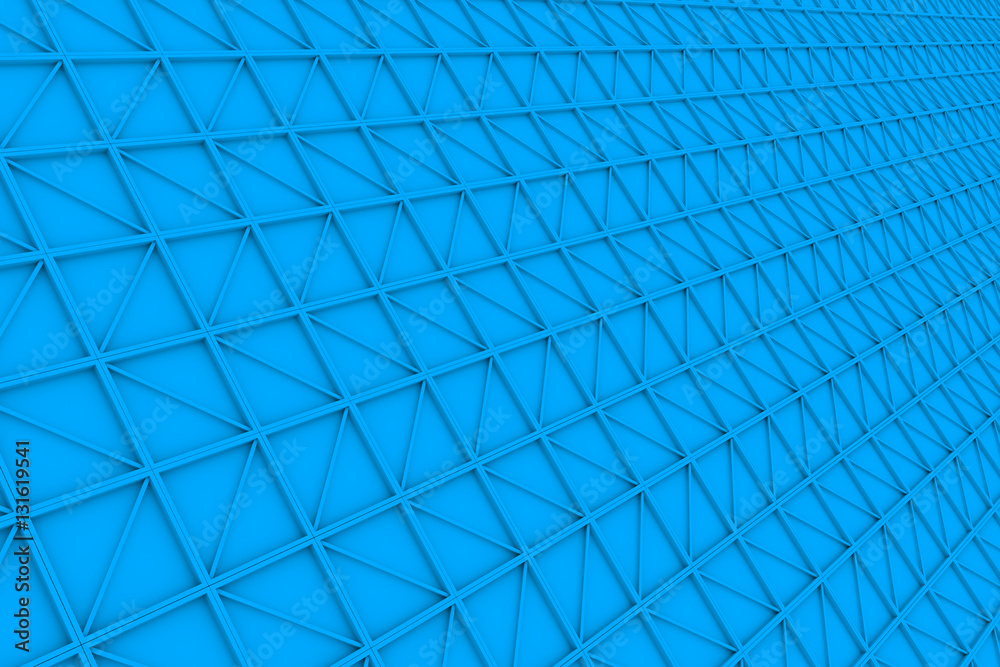 Obraz premium Wall of rectangle tiles with diagonal elements
