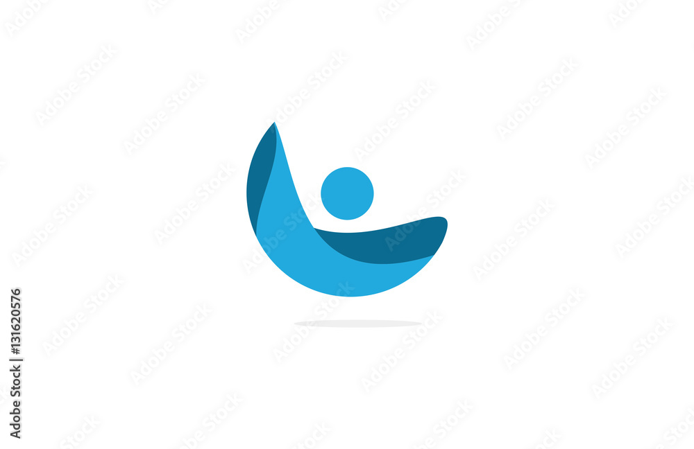 sign icon human logo sign icon human logo