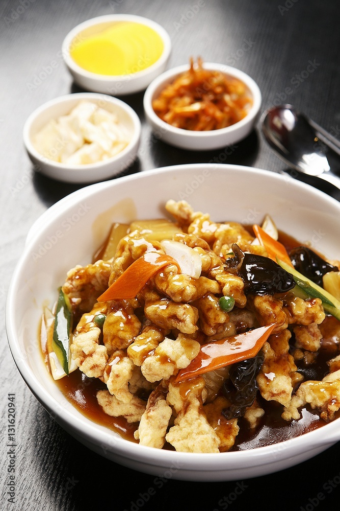 tangsuyuk, Sweet and Sour Pork, 탕수육 tangsuyuk, Sweet and Sour Pork, 탕수육