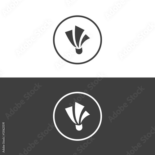 Badminton Logo or Icon