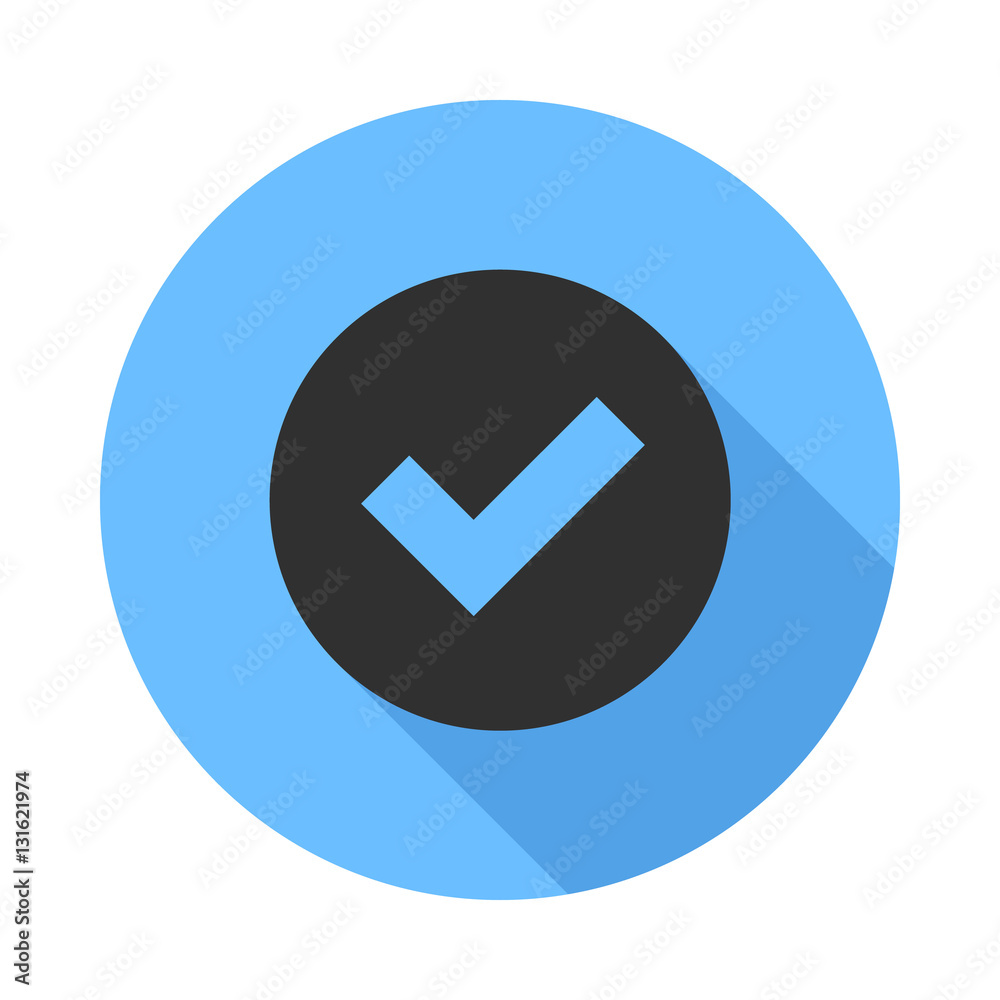Tick Icon. Flat Design vector icon Tick Icon. Flat Design vector icon