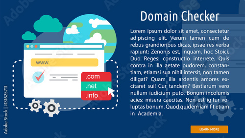 Domain Checker Conceptual Banner
