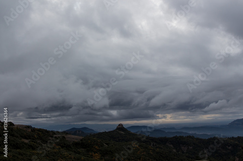 El cielo tormentoso