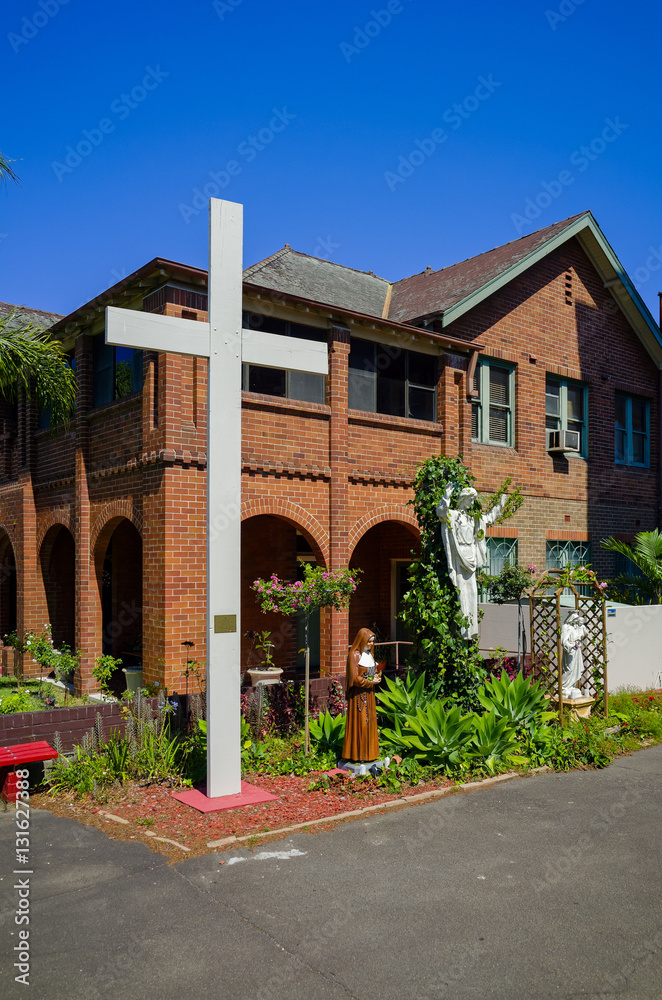 Catholic church, office building, Sydney, Australia