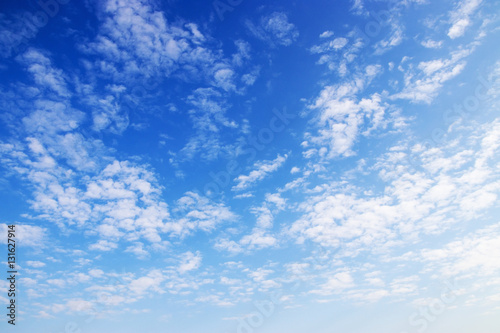 blue sky and clouds