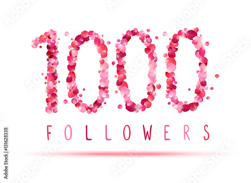 1000 (one thousand) followers