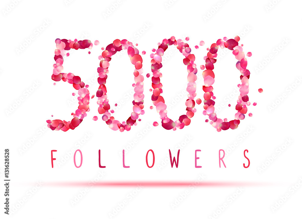 5000 (five thousand) followers